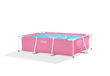 Swimming Pools: Intex Pink Rectangular Frame Pool 28266