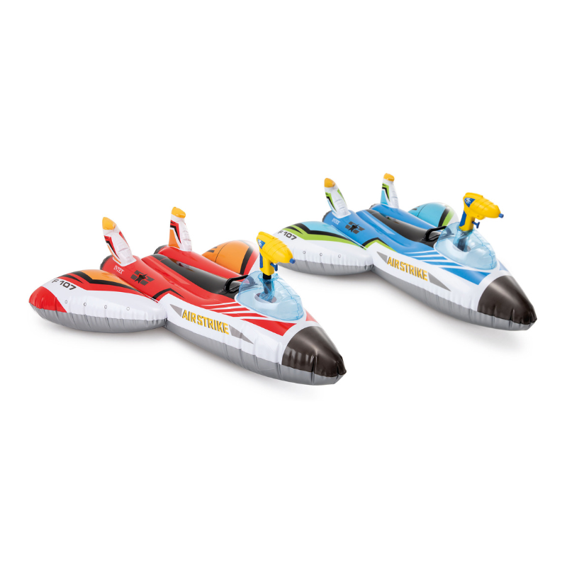 Pool Toys & Inflatables: Intex Water Gun Plane Ride-On Pool Toy 57536
