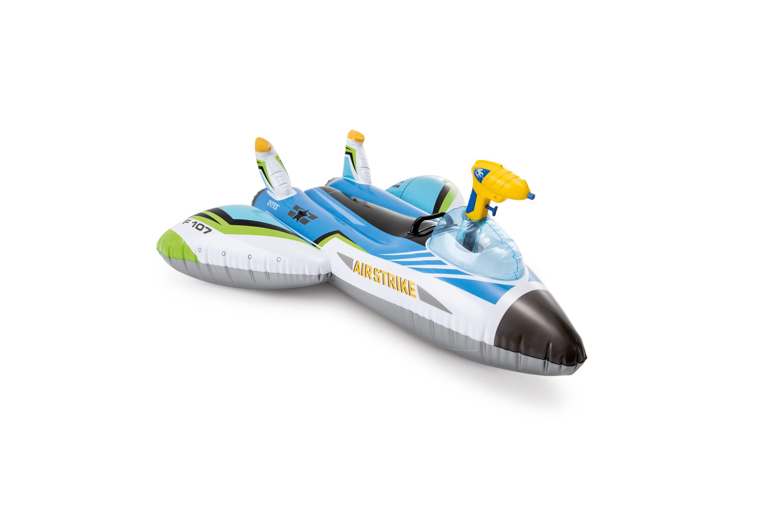 Pool Toys & Inflatables: Intex Water Gun Plane Ride-On Pool Toy 57536