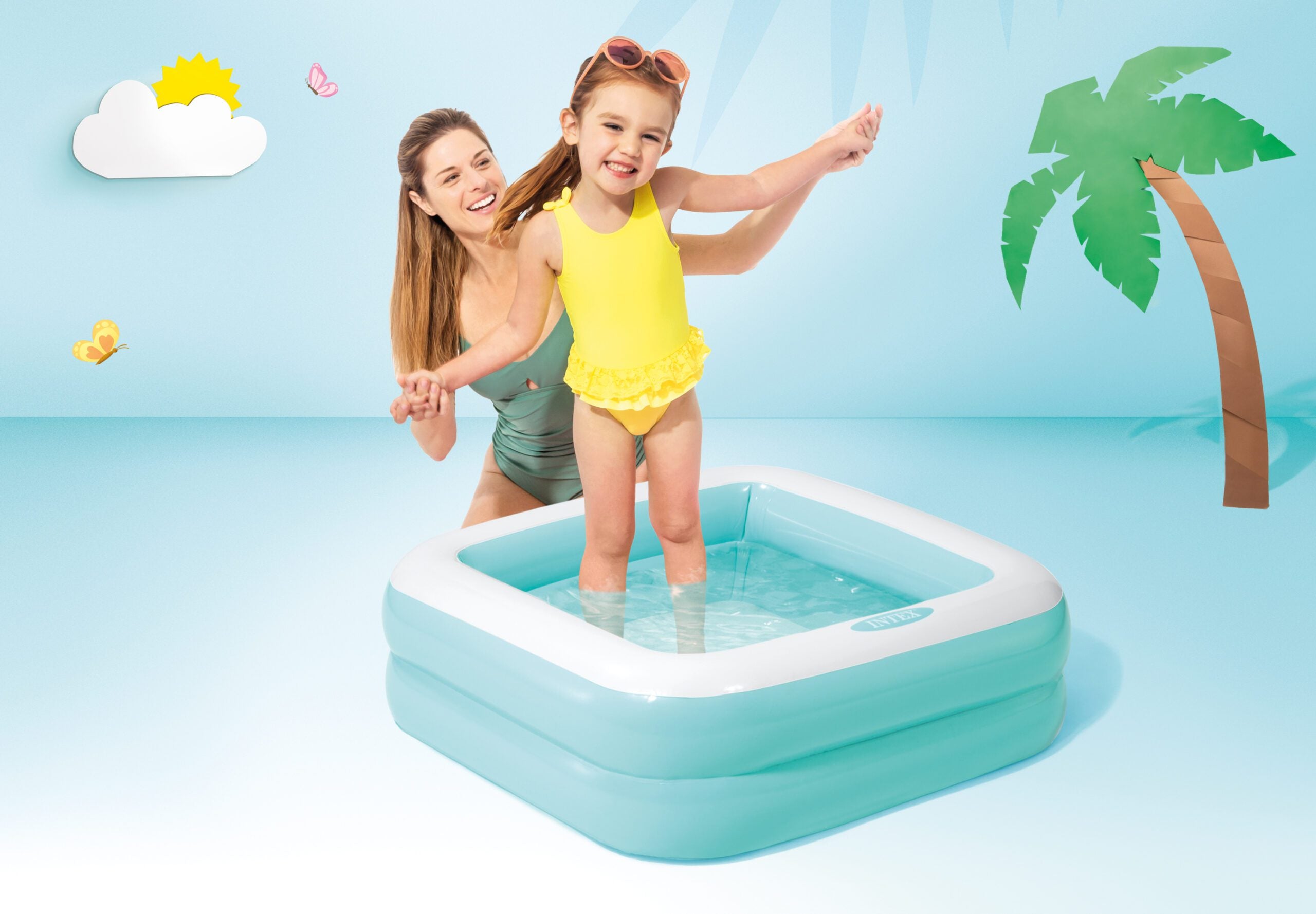 Swimming Pools: Intex Play Box Pool Blue 57100_B