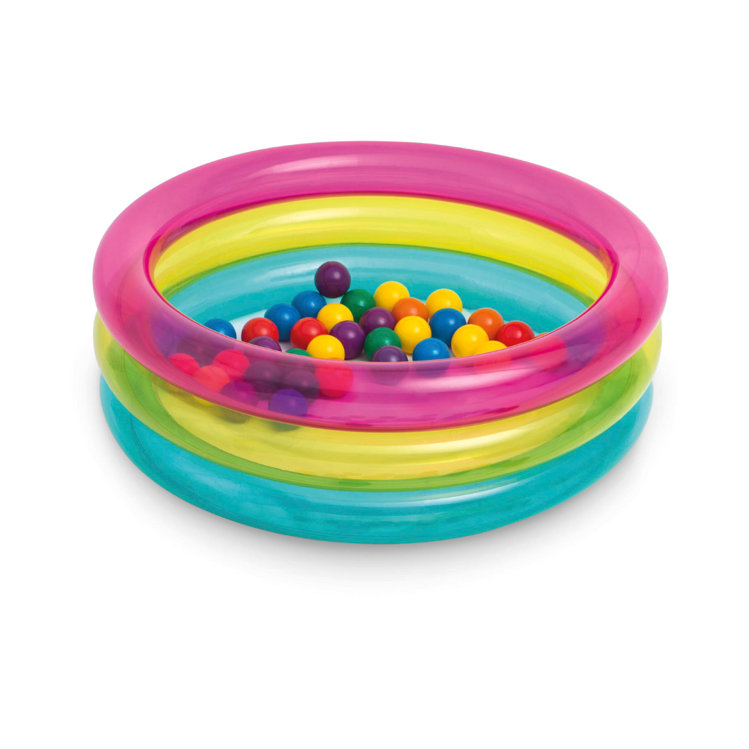 Ball Pits & Play Pens: Intex 3 Ring Baby Ball Pit 48674