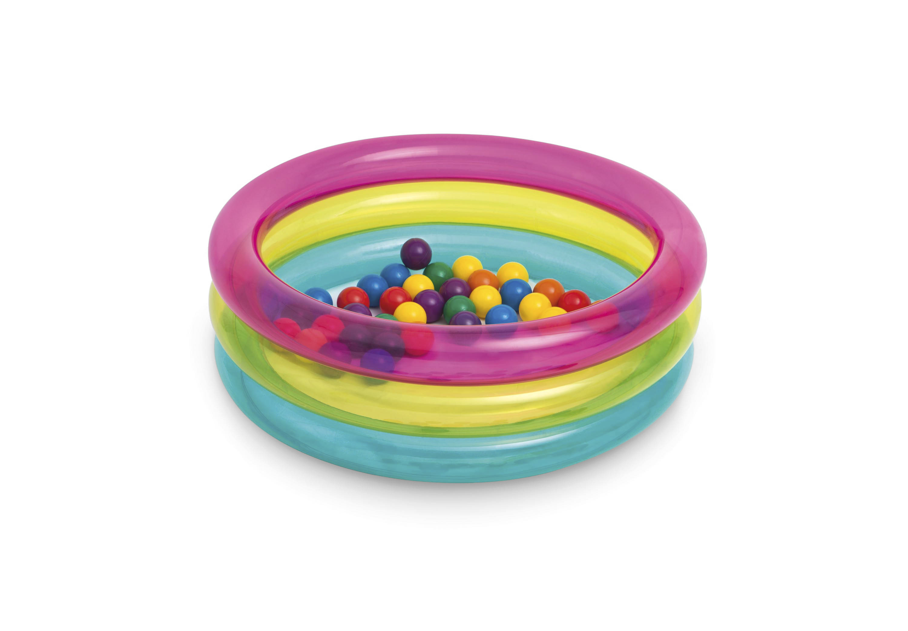 Ball Pits & Play Pens: Intex 3 Ring Baby Ball Pit 48674