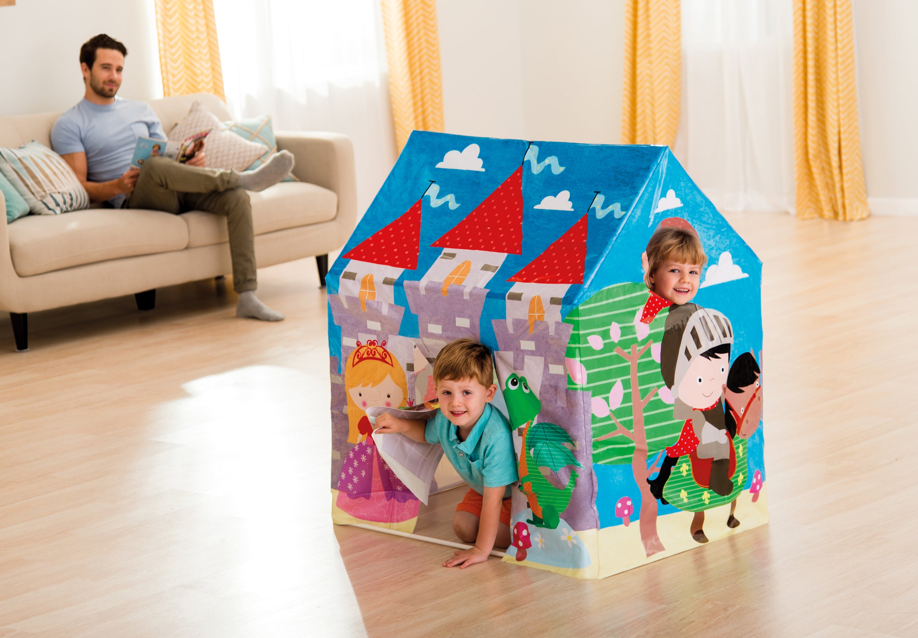 Pretend Play: Intex Play Tent Royal Castle 45642