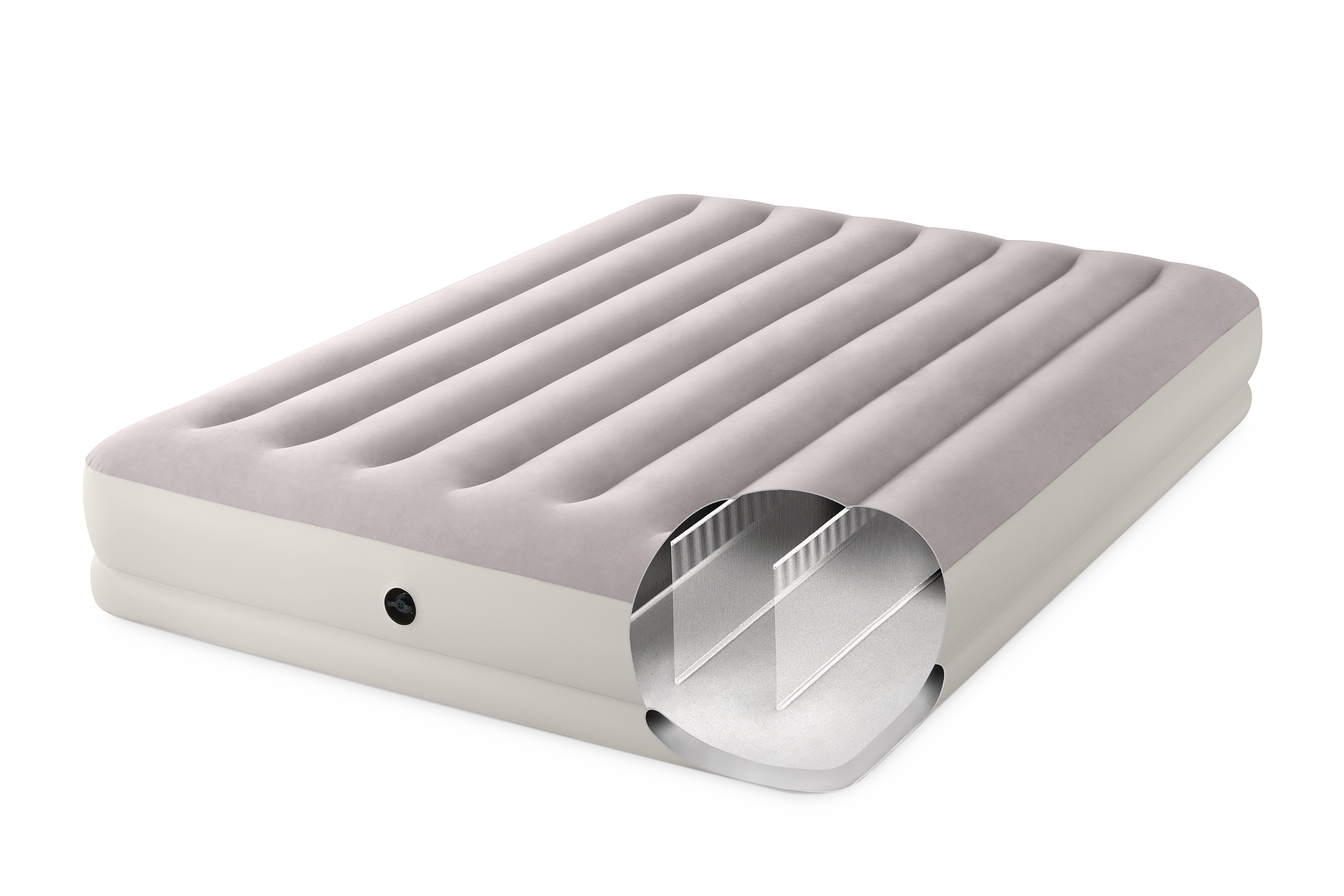 Inflatable Mattresses: Intex Queen Dura-Beam Prestige Mid-Rise Airbed w/ USB150 Pump- 64179