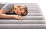 Inflatable Mattresses: Intex Single (Twin) Dura-Beam Prestige Mid-Rise Airbed w/ USB150 Pump - 64177