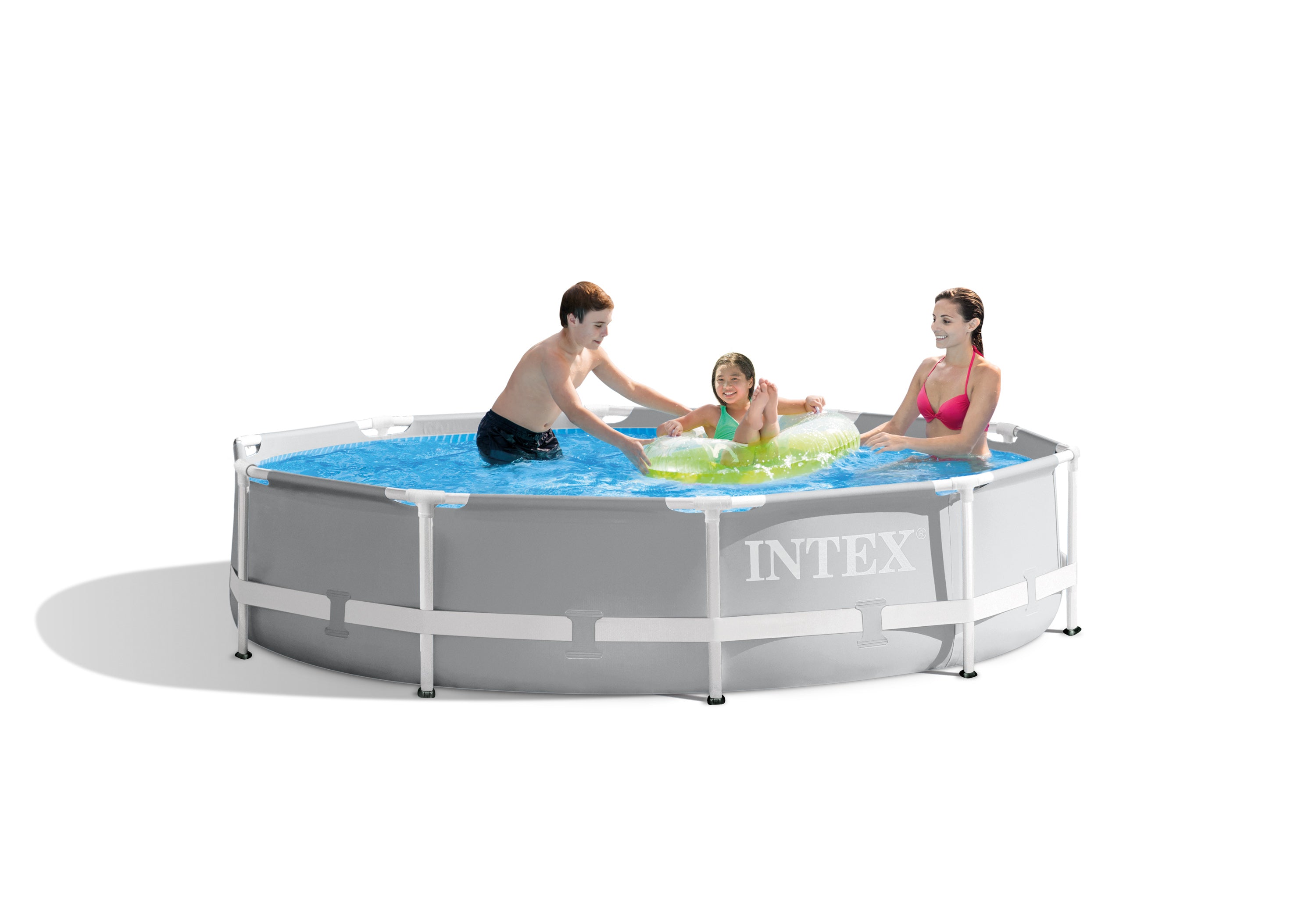 Swimming Pools: Intex PRISM 10' Metal Frame Above Ground Pool - 305cm x 76cm 26702
