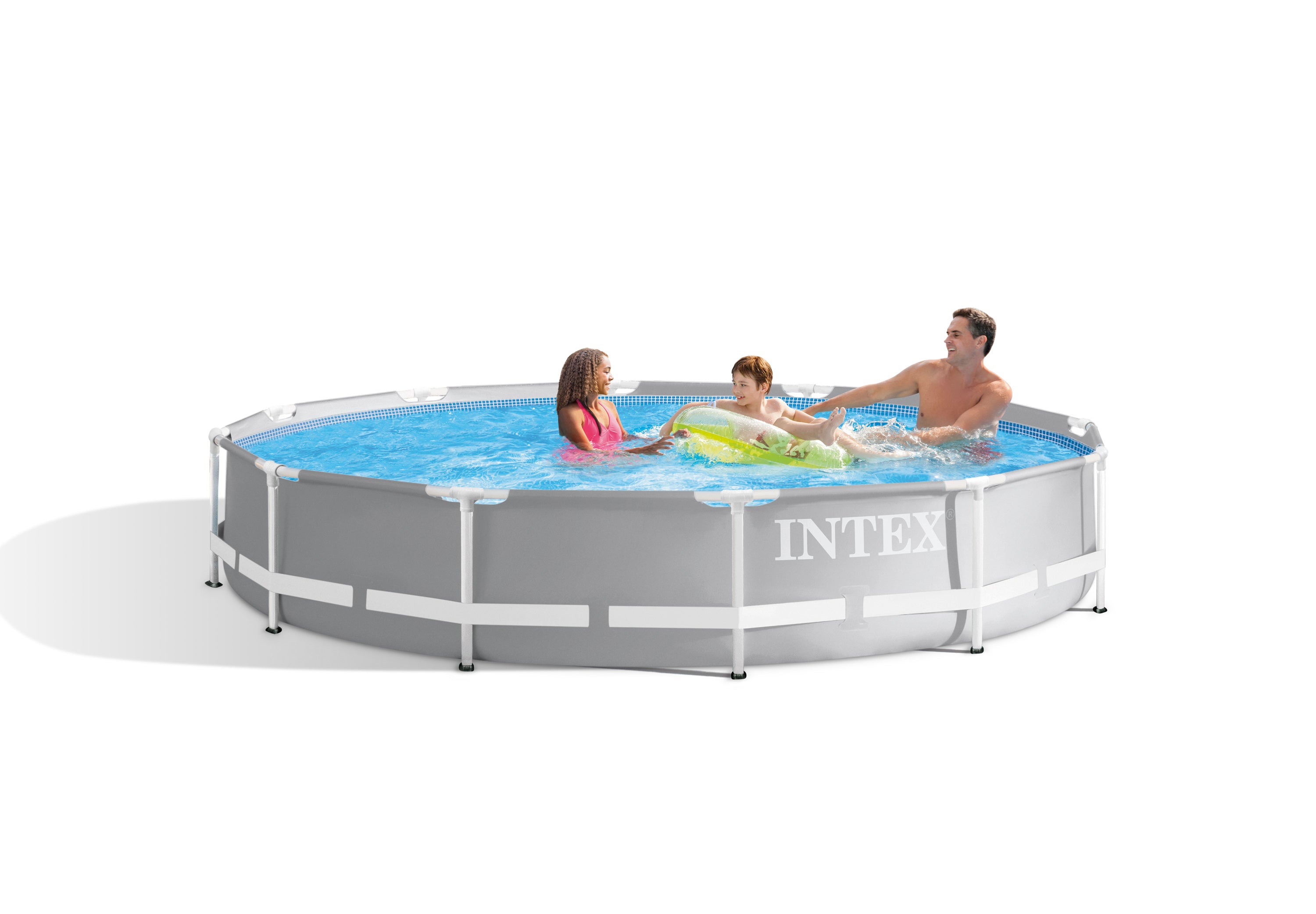 Swimming Pools: Intex PRISM 12' Metal Frame Above Ground Pool - 366cm x 76cm 26712