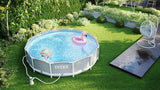 Swimming Pools: Intex PRISM 12' Metal Frame Above Ground Pool - 366cm x 76cm 26712