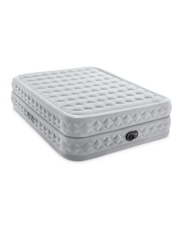 Inflatable Mattresses: Intex Queen Dura-Beam Deluxe Supreme Air-Flow Air Mattress 51cm 64490