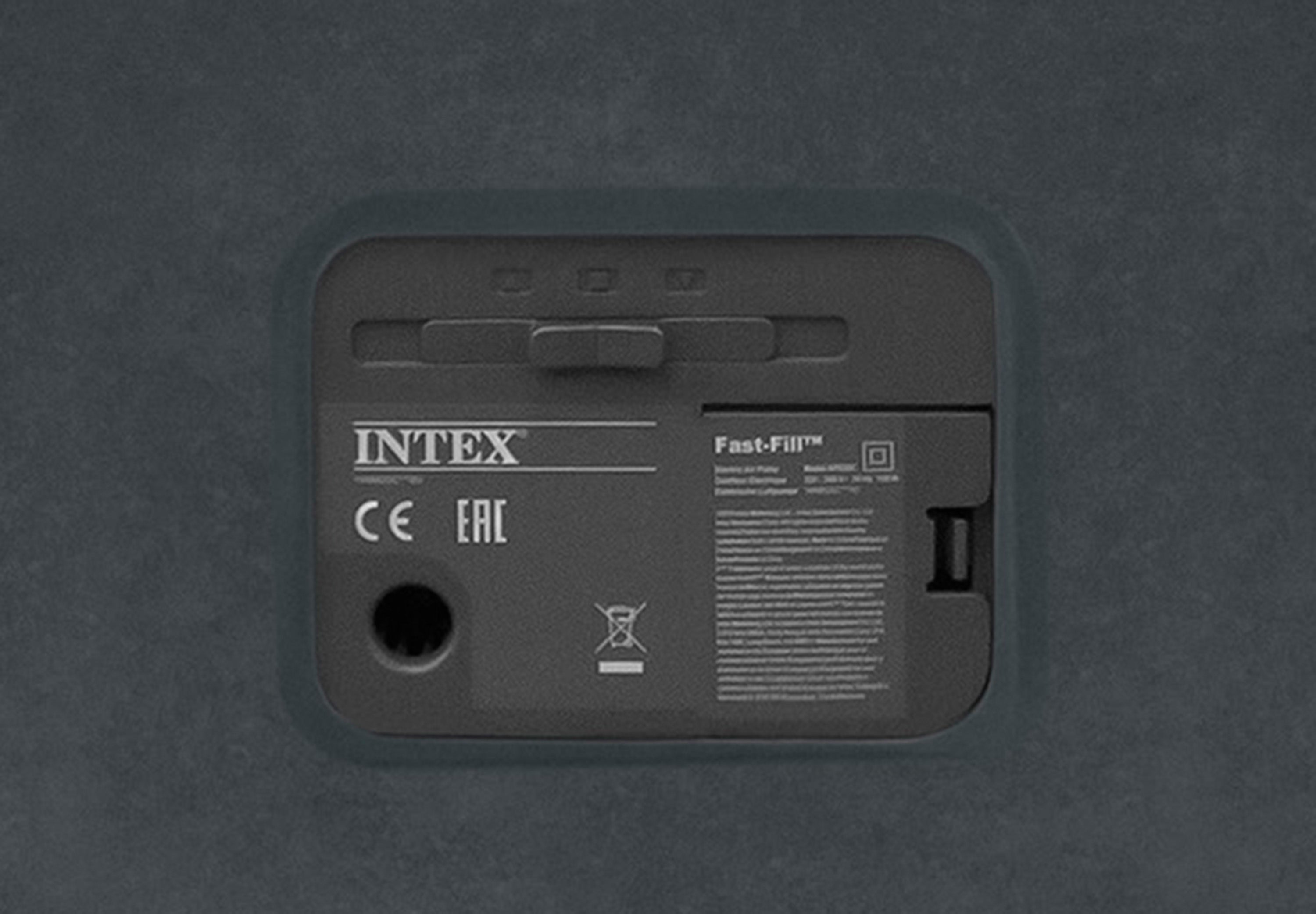Inflatable Mattresses: INTEX Queen Dura-Beam Comfort Plush Air Mattress w/ Built-In USB Electric Pump 64418
