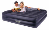 Inflatable Mattresses: Intex Queen Pillow Rest Airbed with 240v pump 64124