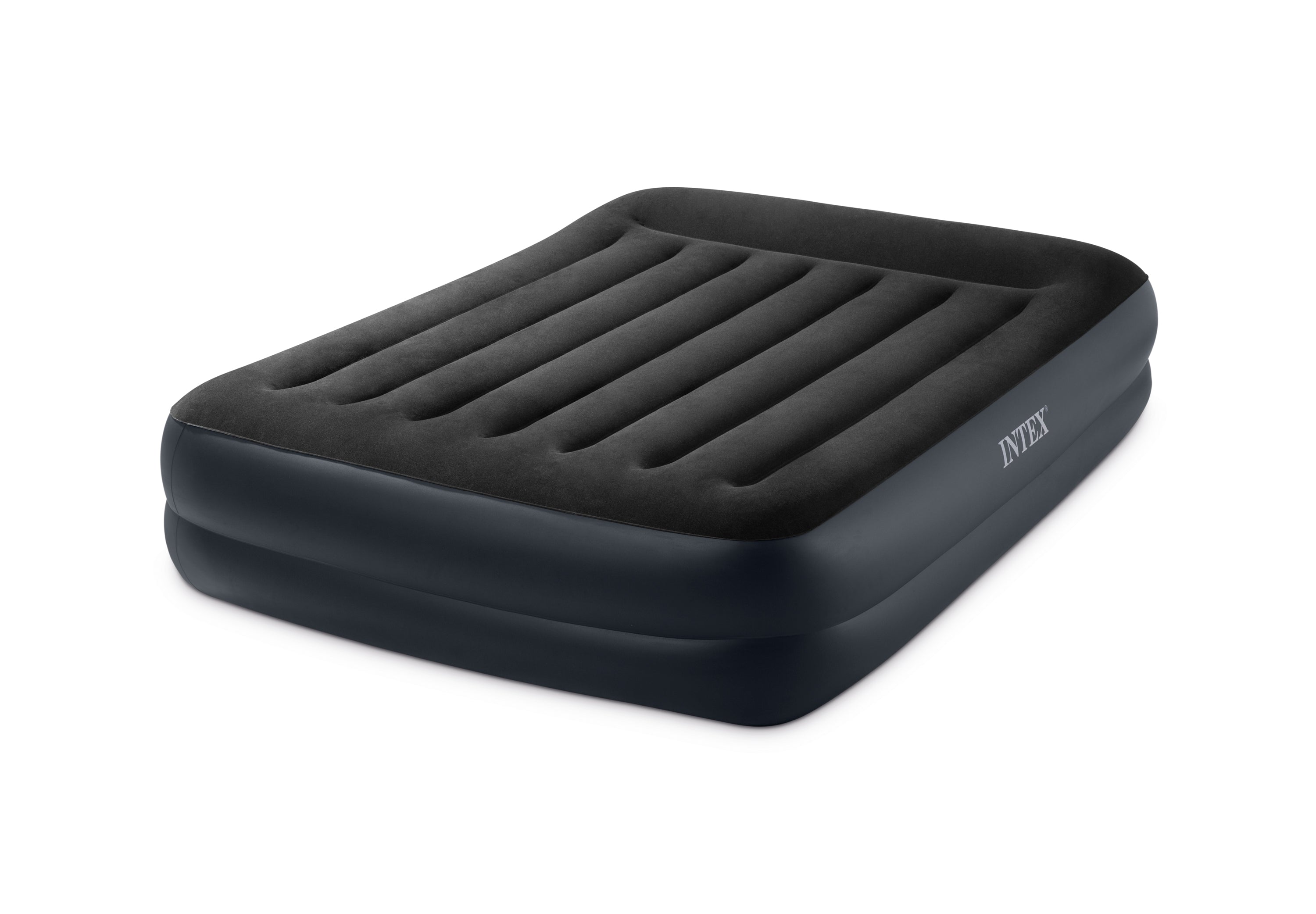 Inflatable Mattresses: Intex Queen Pillow Rest Airbed with 240v pump 64124