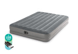 Inflatable Mattresses: INTEX Queen Dura-Beam Standard Prestige Air Mattress 12" Queen w/ Built-In USB Electric Pump 64114