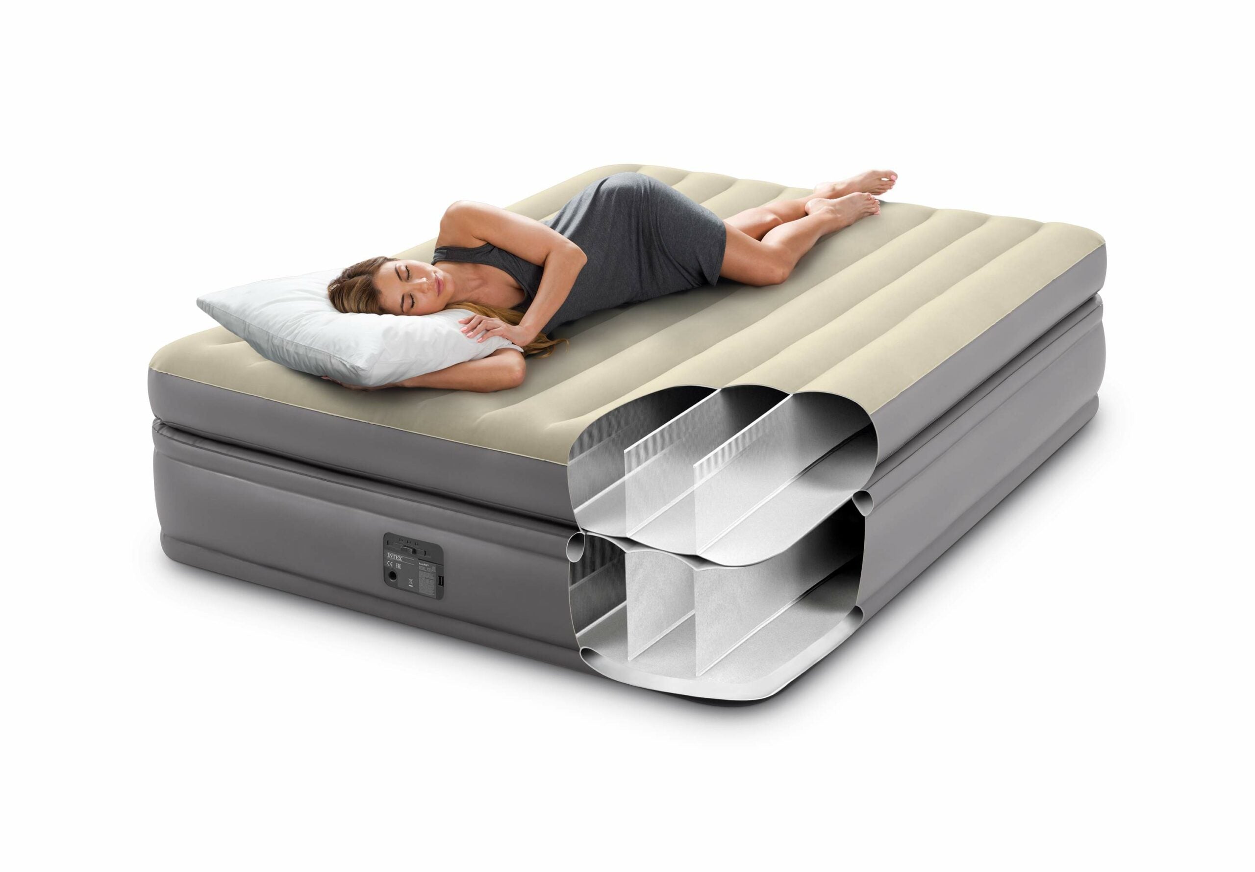 Inflatable Mattresses: Intex Queen Prime Comfort Airbed 64164