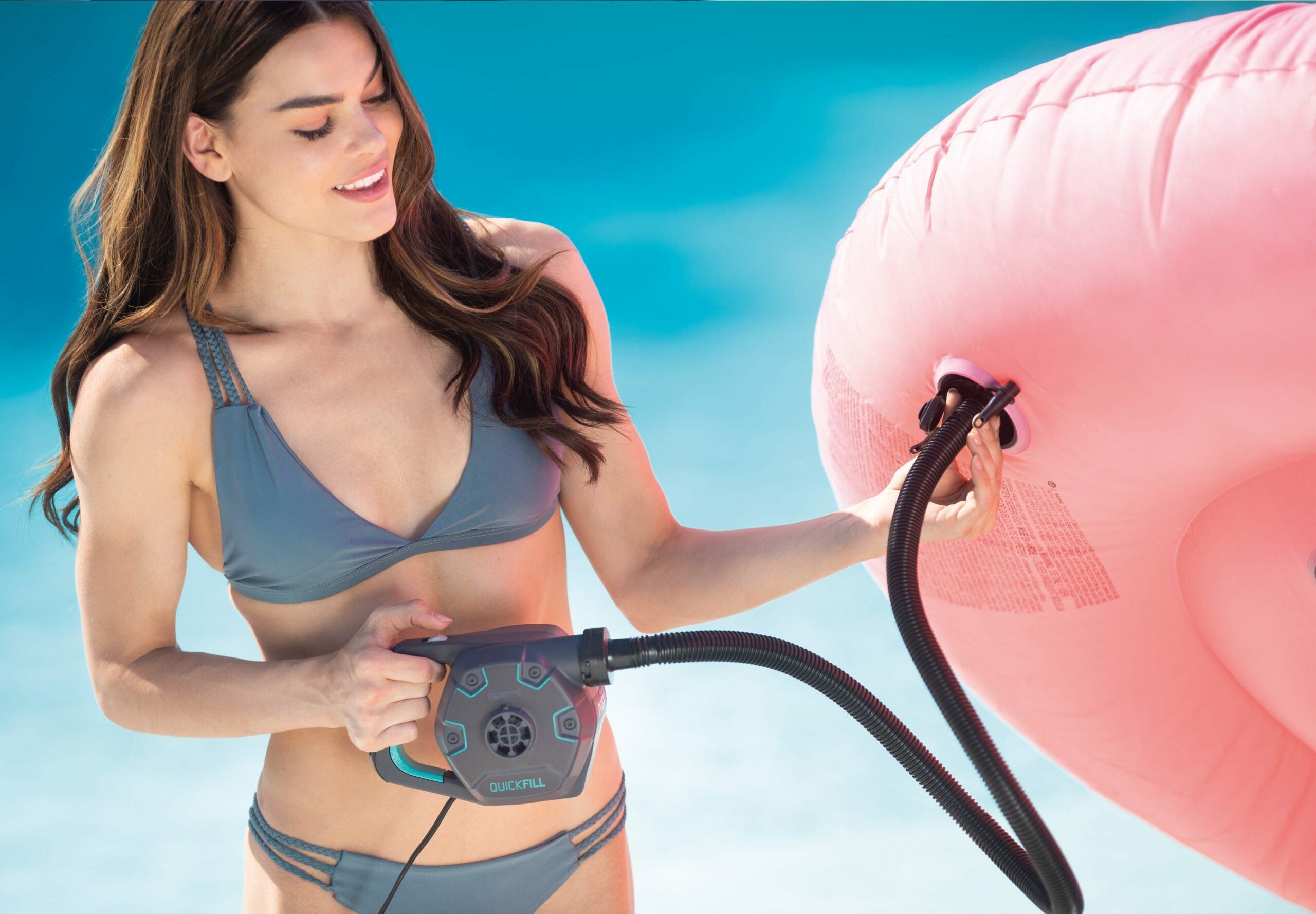 Air Pumps: Intex Quick Fill AC 240v Pump 66644