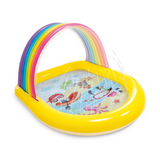 Swimming Pools: Intex Rainbow Arch Inflatable Spray Kiddie Pool 57156