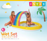Swimming Pools: Intex Rainbow Arch Inflatable Spray Kiddie Pool 57156