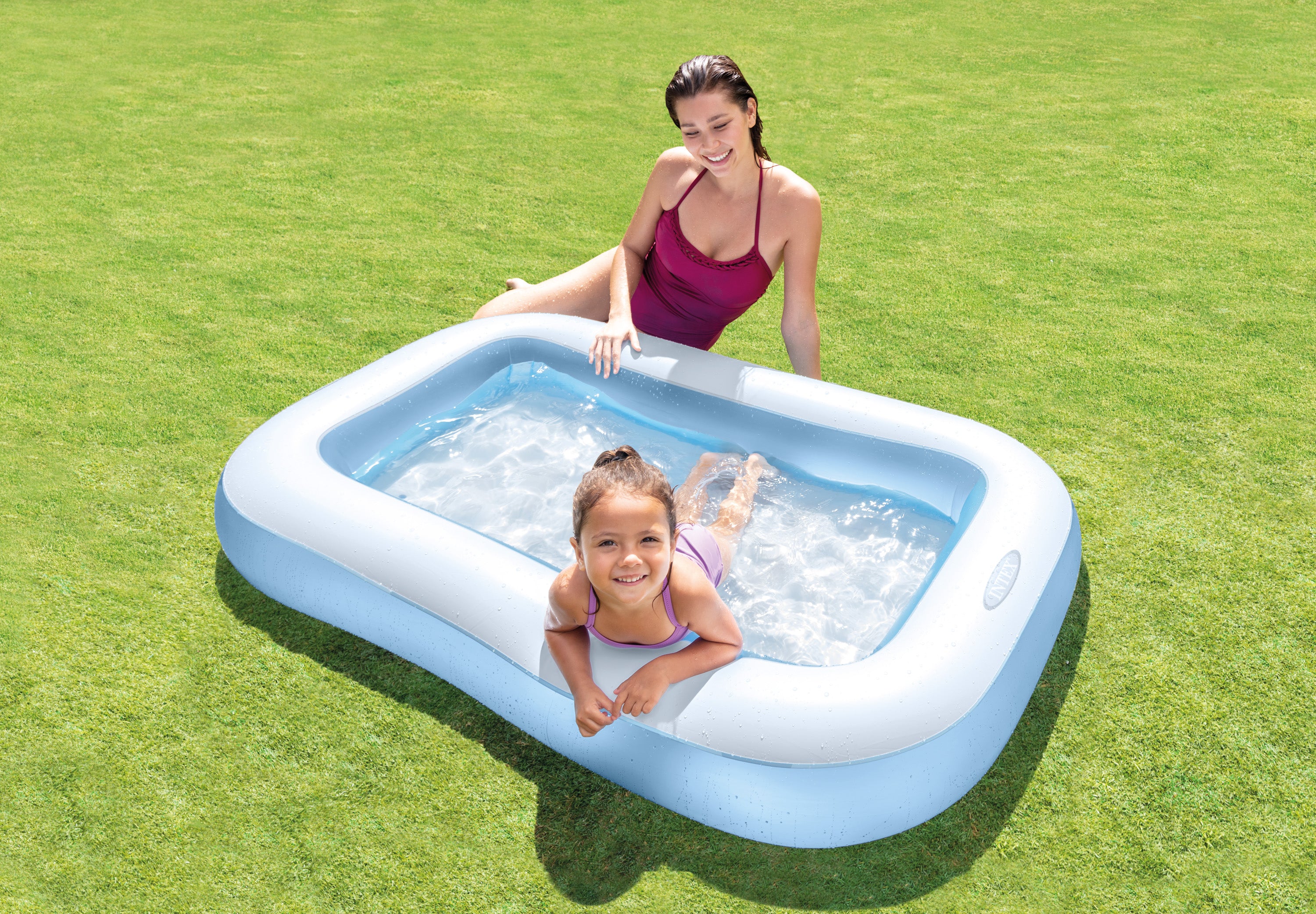 Swimming Pools: Intex Rectangular Pool Kids Family 57403