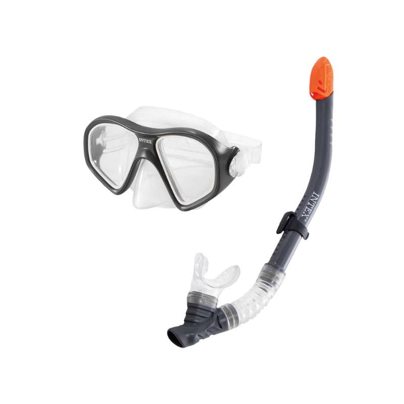 Pool Toys & Inflatables: Intex Mask Snorkel and Fin Set Reef Rider Set 55657