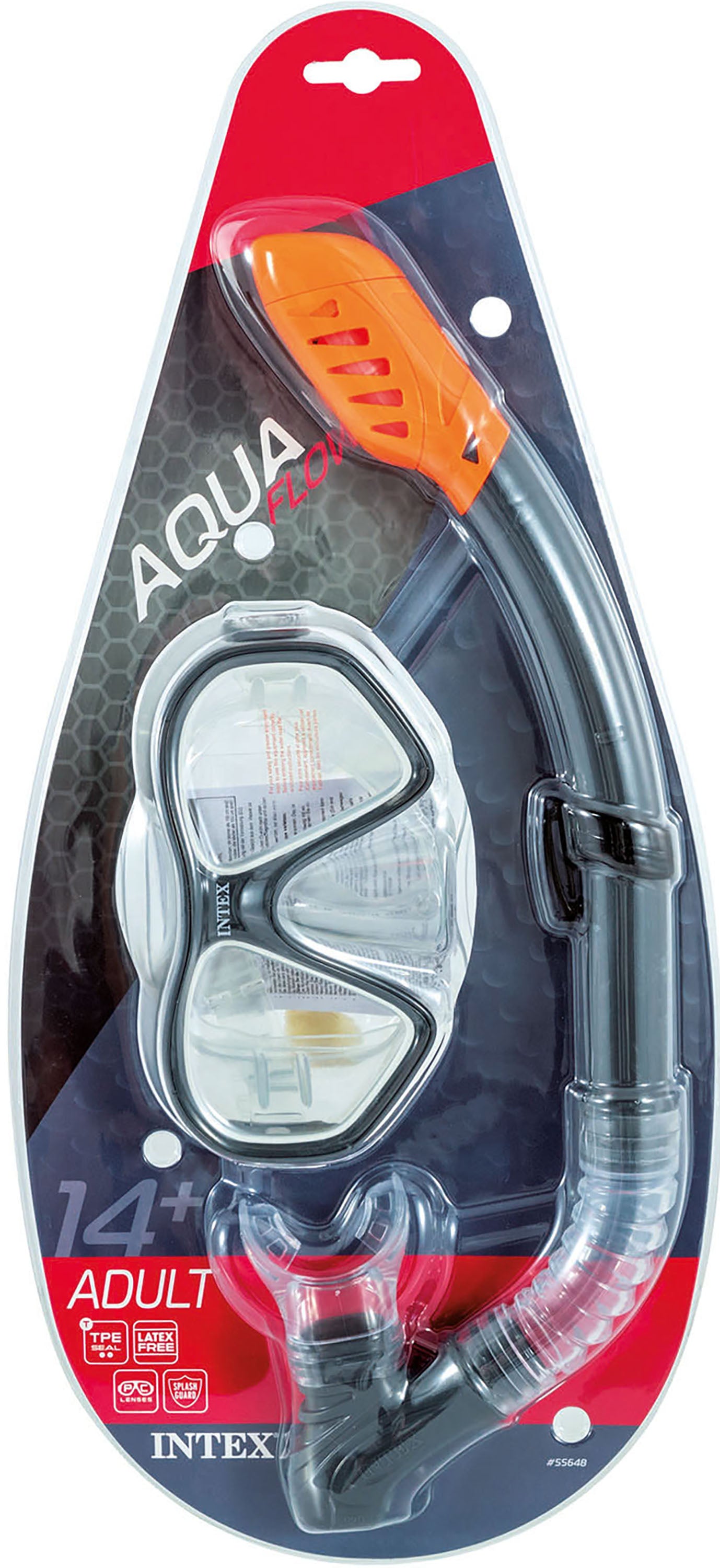 Pool Toys & Inflatables: Intex Mask Snorkel Set Reef Rider Set Adult 55648