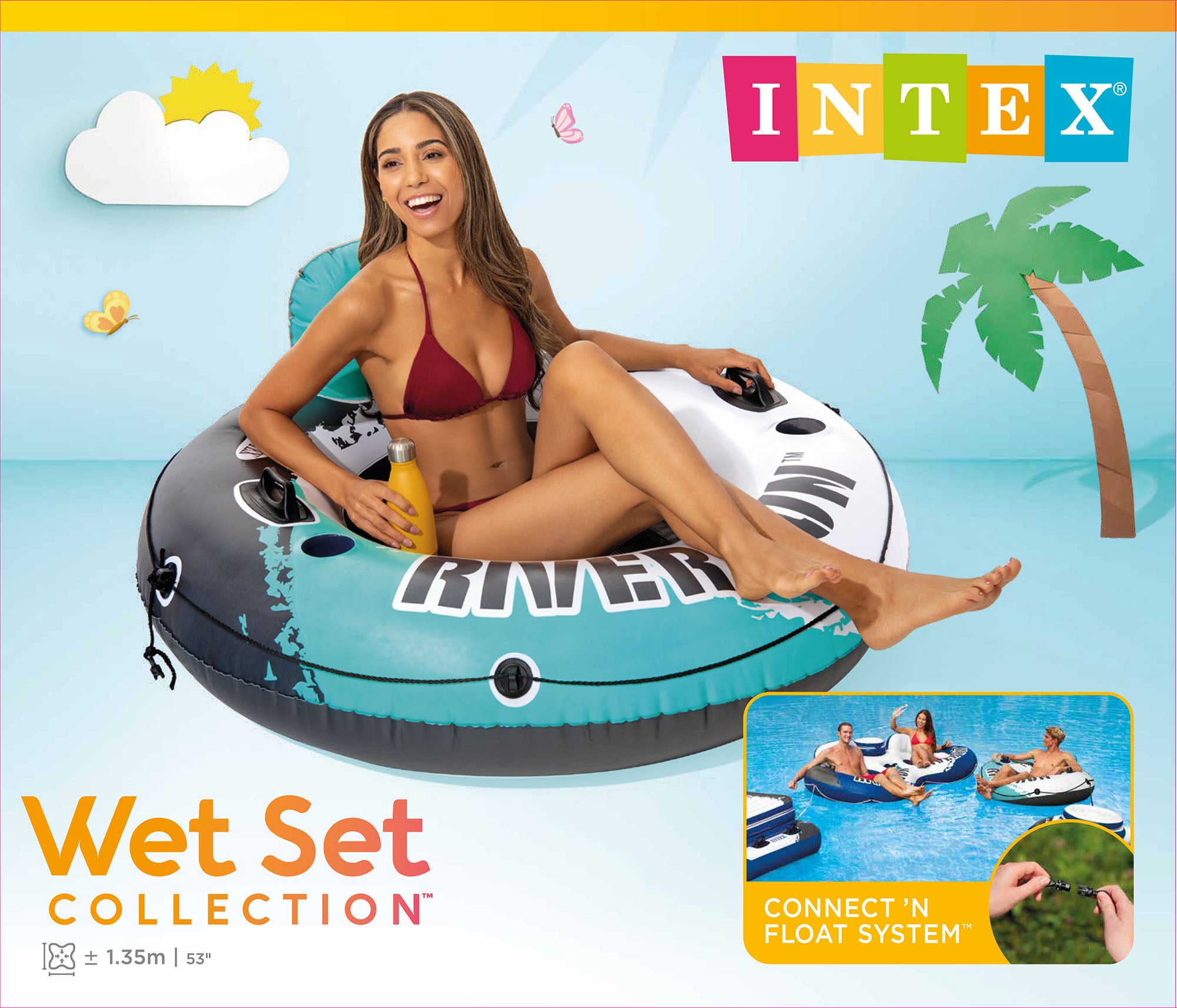 Pool Toys & Inflatables: Intex River Run Aqua Inflatable Tube 56825
