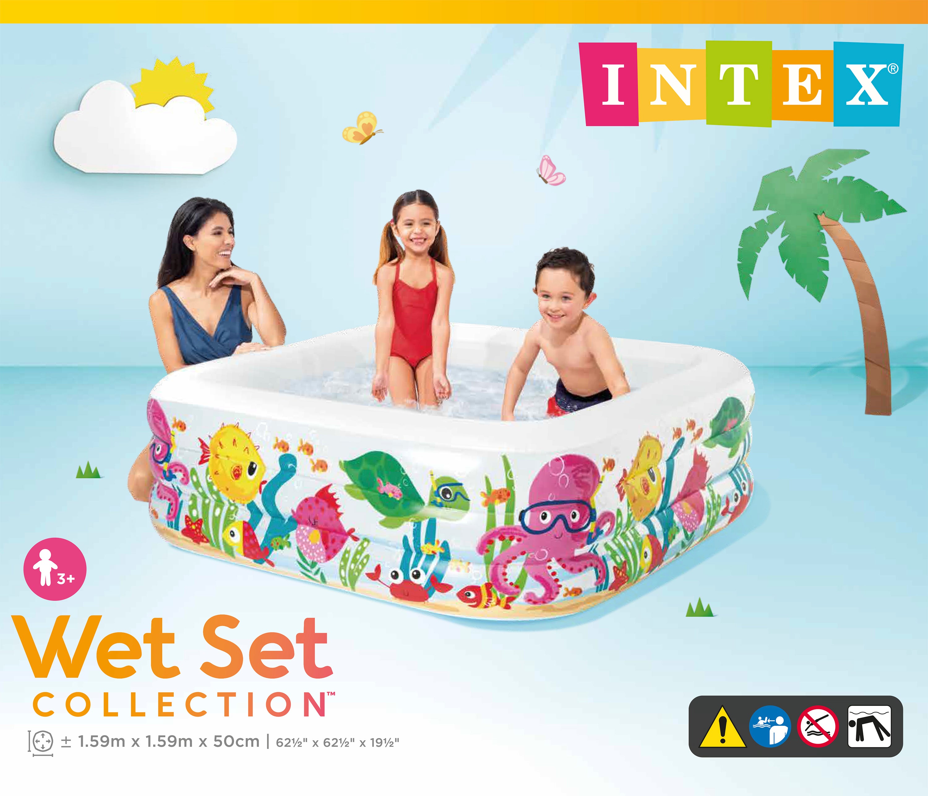 Swimming Pools: INTEX Sea Aquarium Pool 159cm x 159cm x 50cm 57471