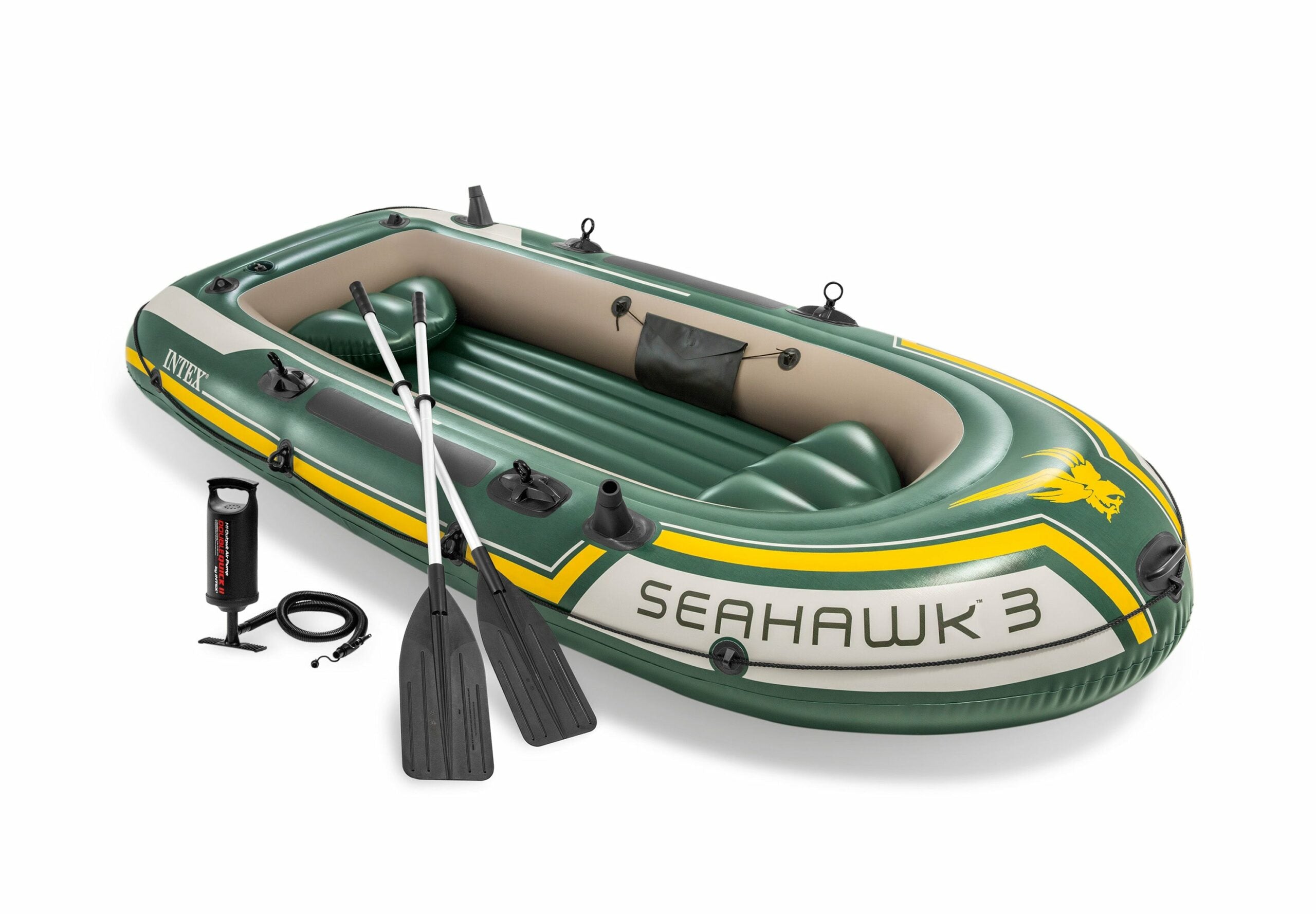 Canoes & Kayaks: Intex Seahawk 3 Boat Set 68380