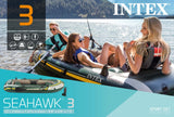 Canoes & Kayaks: Intex Seahawk 3 Boat Set 68380