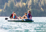 Canoes & Kayaks: Intex Seahawk 4 Boat Set 68351