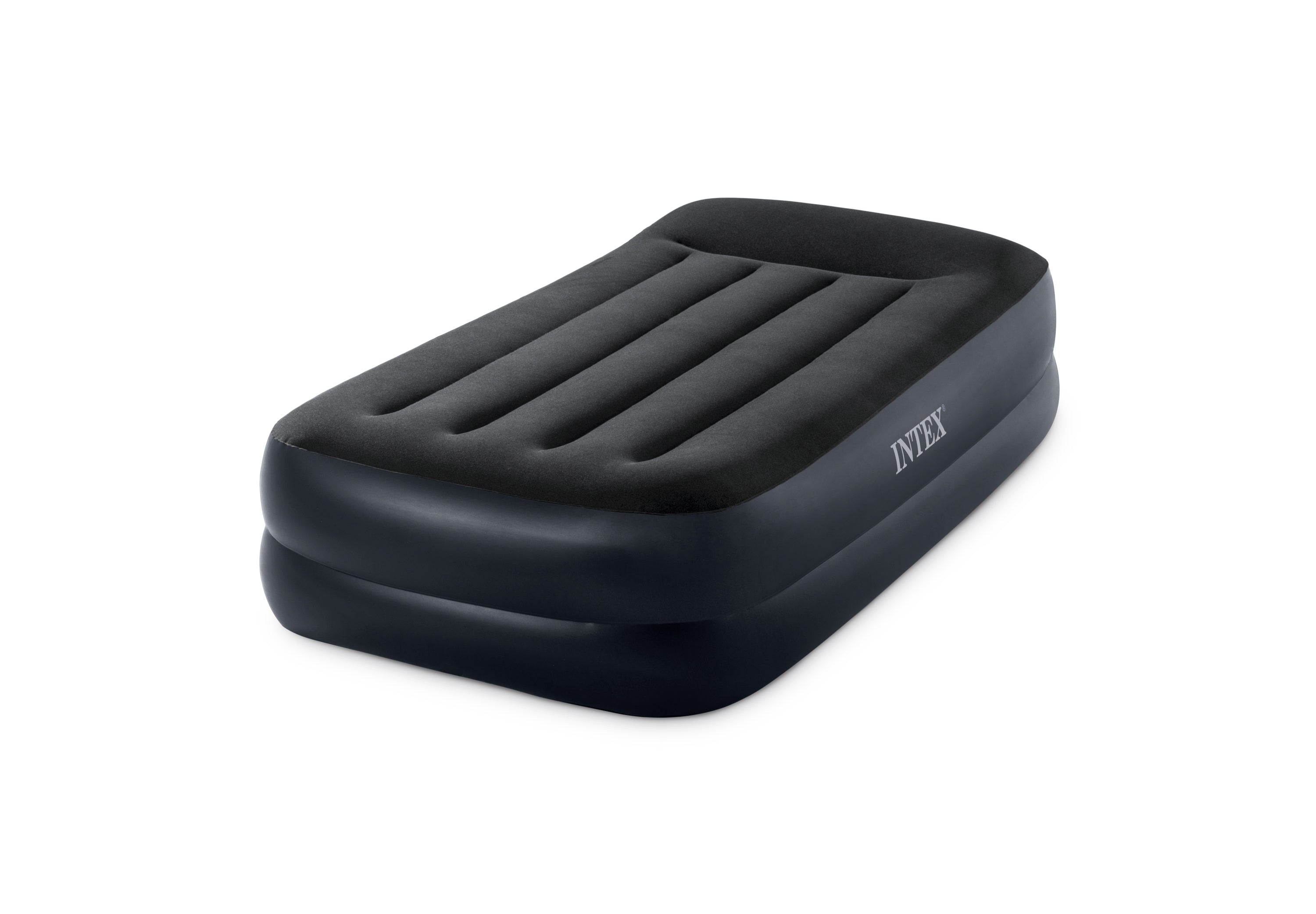 Inflatable Mattresses: Intex Single (Twin) Pillow Rest Airbed 240v Pump 42cm 64122
