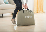 Inflatable Mattresses: Intex Single (Twin) Pillow Rest Airbed 240v Pump 42cm 64122