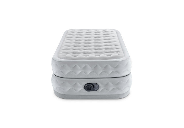 Inflatable Mattresses: Intex Single Dura-Beam Deluxe Supreme Air-Flow Air Mattress 51cm 64488