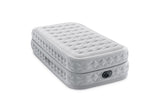 Inflatable Mattresses: Intex Single Dura-Beam Deluxe Supreme Air-Flow Air Mattress 51cm 64488
