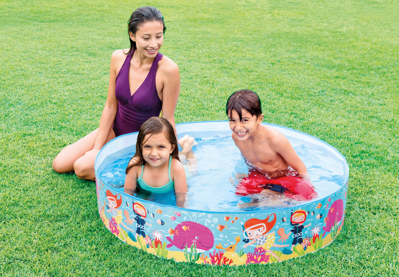 Swimming Pools: Intex Duckling Snapset Pool 120cm x 25cm 58477