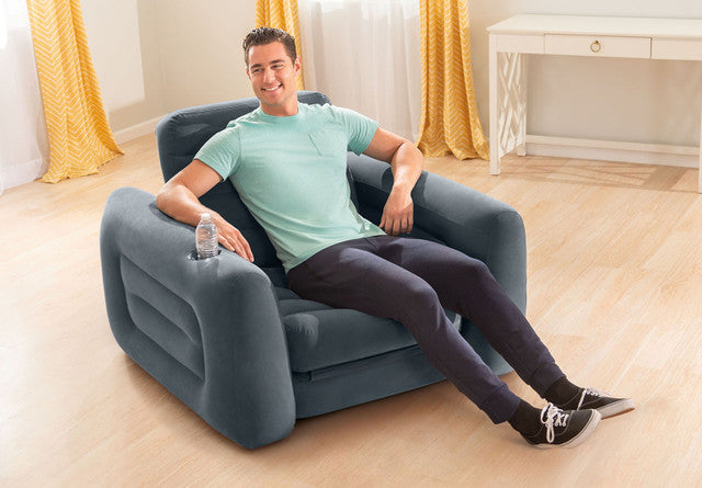 Sofas & Sofa Beds: Intex Pull Out Sofa Single Bed 66551