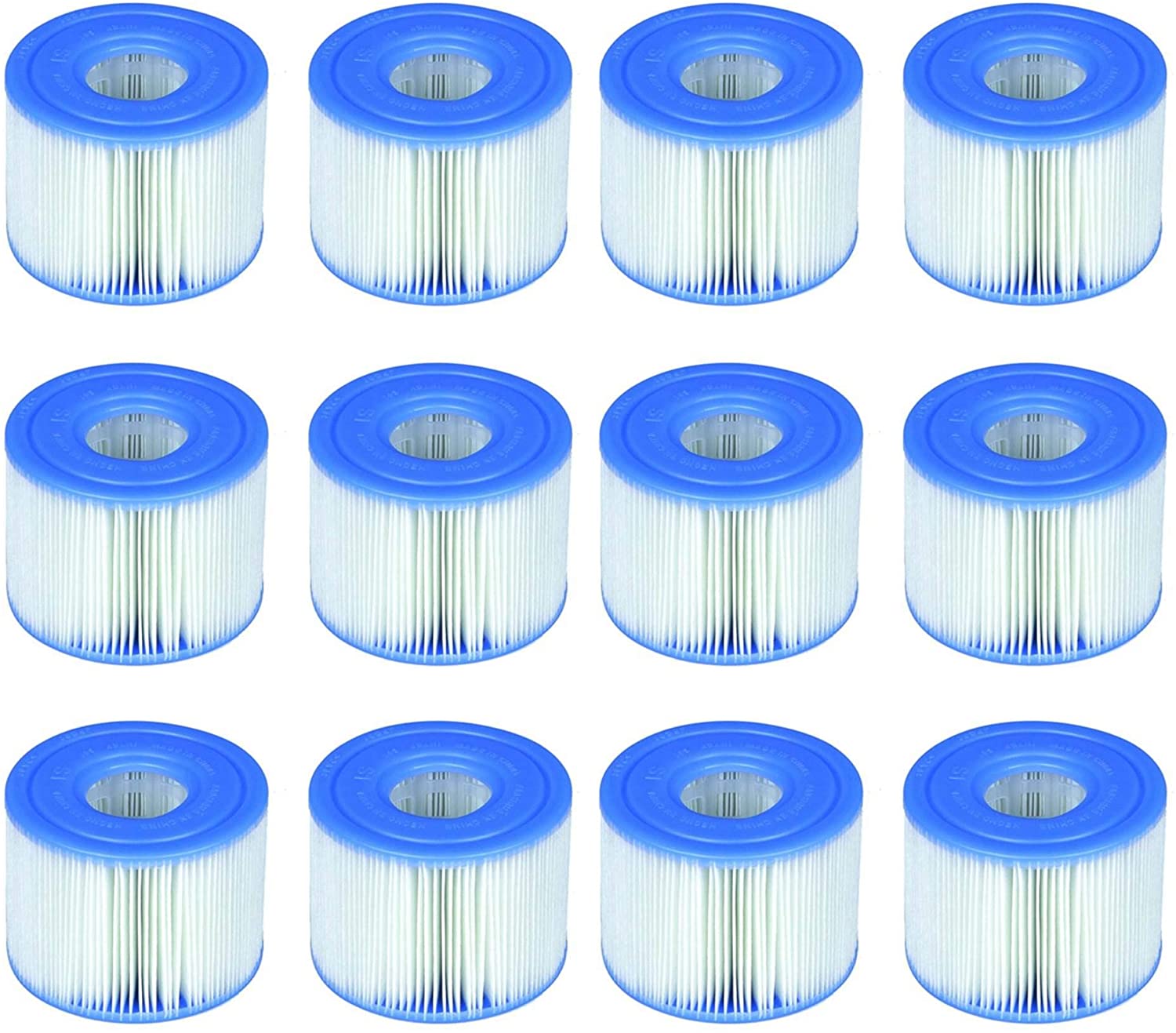 Spas & Accessories: Intex Spa S1 Replacement Filter Cartridges 12 Pack 29001_6