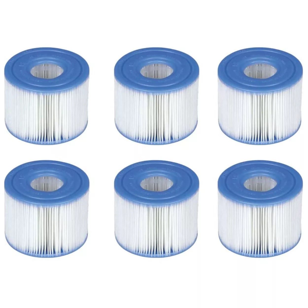 Spas & Accessories: Intex Spa S1 Replacement Filter Cartridges 6 Pack 29011