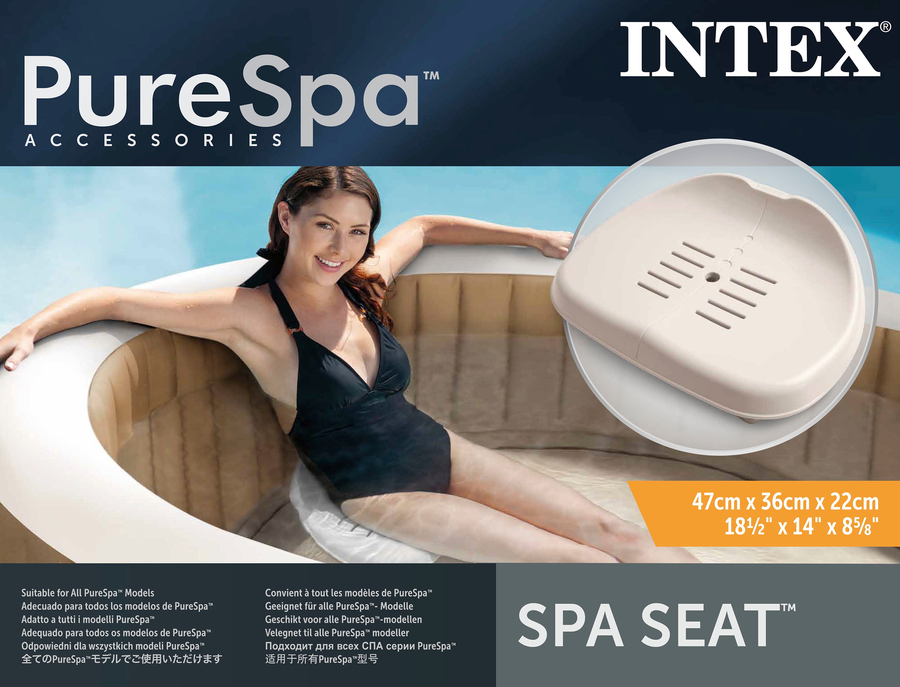 Spas & Accessories: Intex Pure Spa Slip Resistant Removable Seat 28502