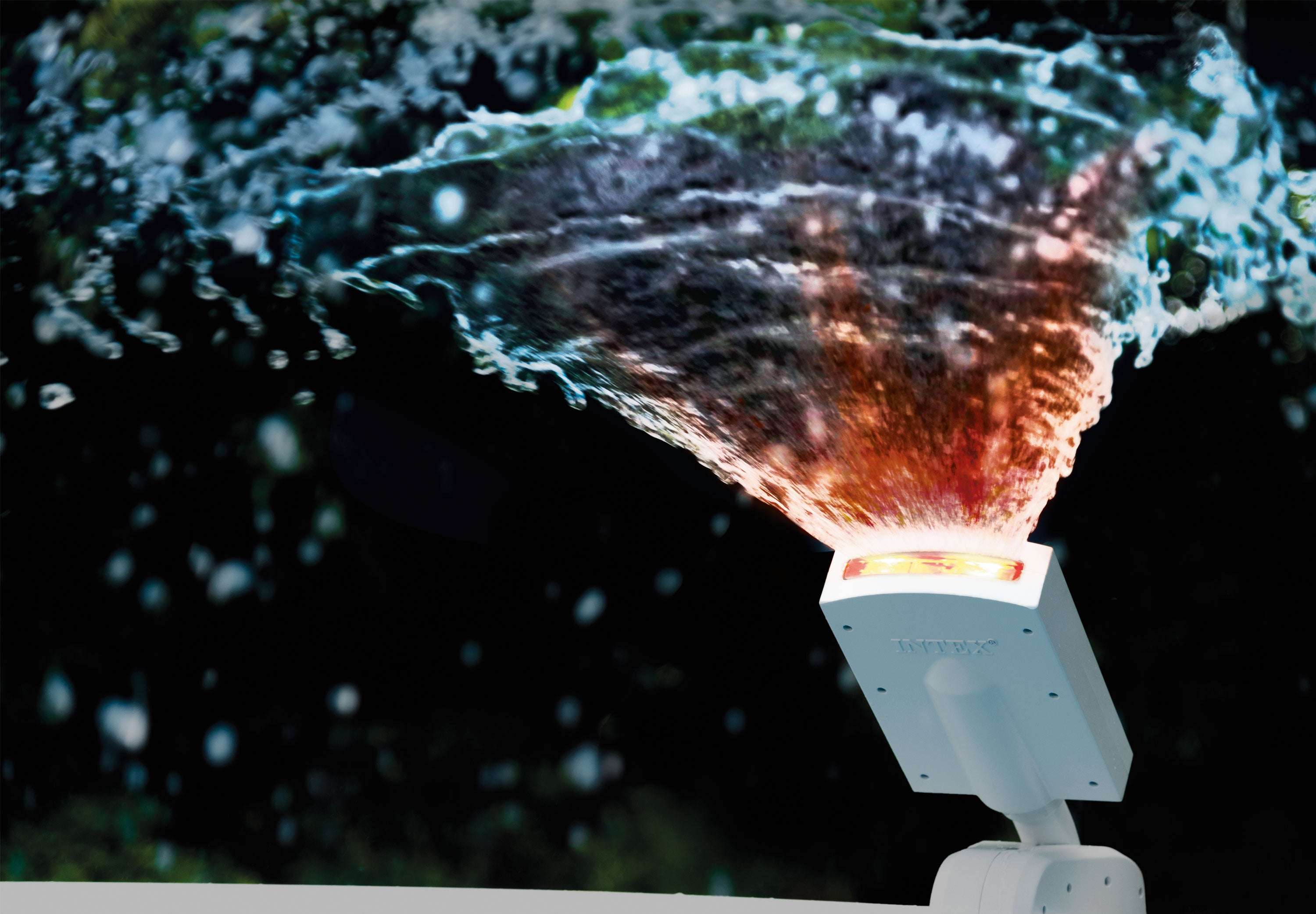 Pool Covers & Accessories: Intex Multi-Color LED Pool Sprayer 28089