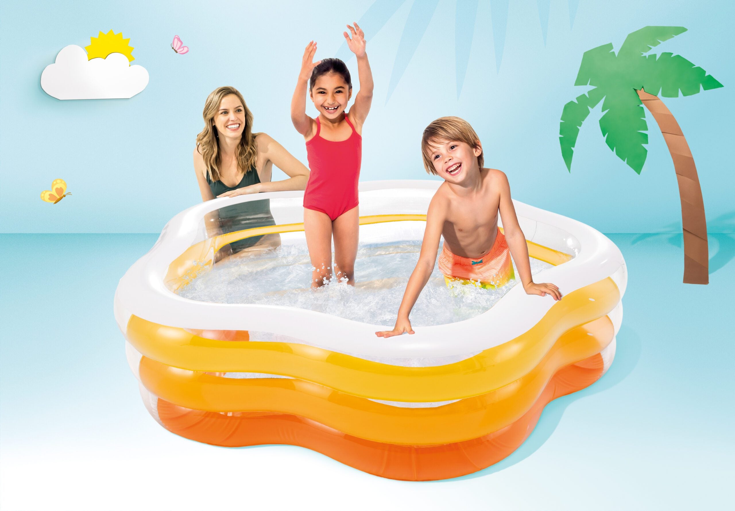 Swimming Pools: Intex Summer Colors Pool 185cm 56495