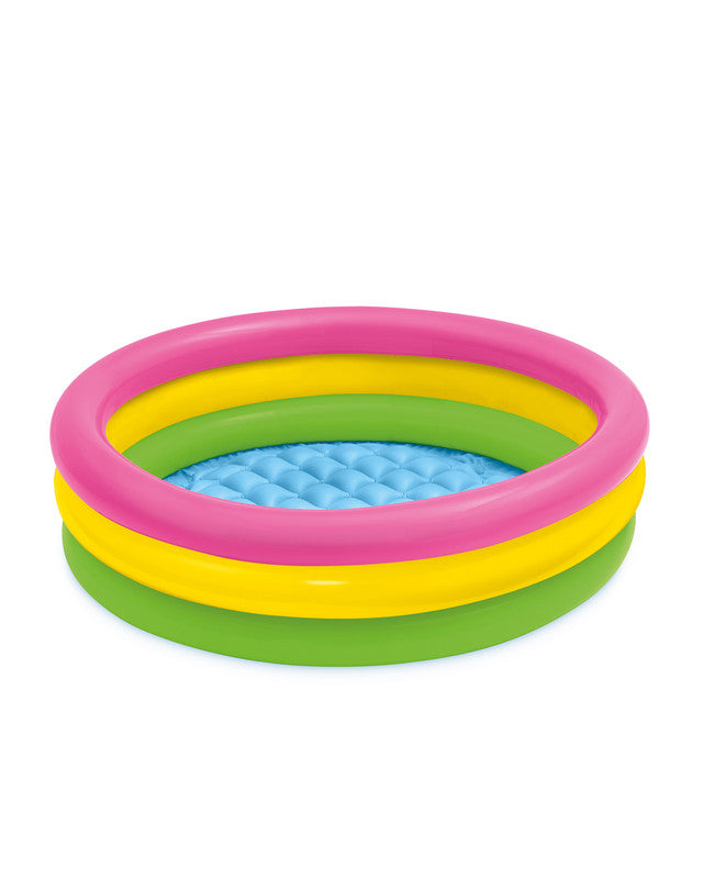 Swimming Pools: Intex Sunset Glow Kiddie Pool 86cm x 25cm - 58924