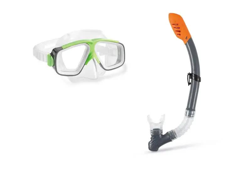 Pool Toys & Inflatables: Intex Mask Snorkel Set Surf Rider Set 55949