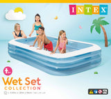 Swimming Pools: Intex Swim Center Family Inflatable Pool 58484