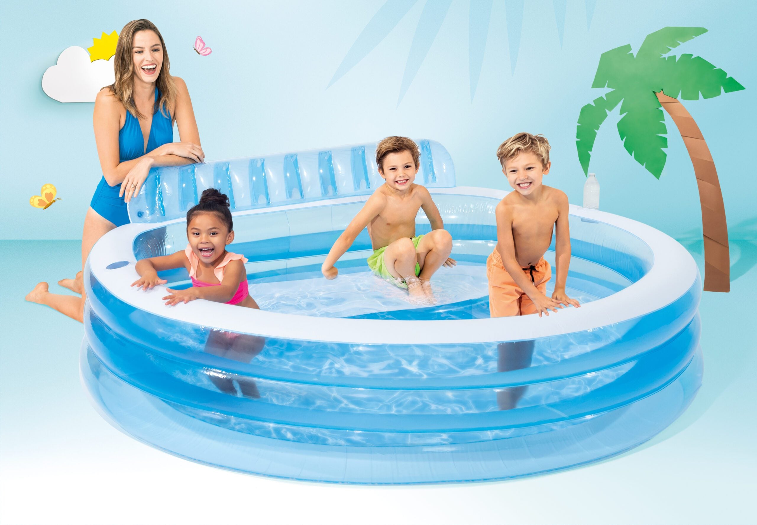 Swimming Pools: Intex Swim Centre Family Lounge Pool - 57190