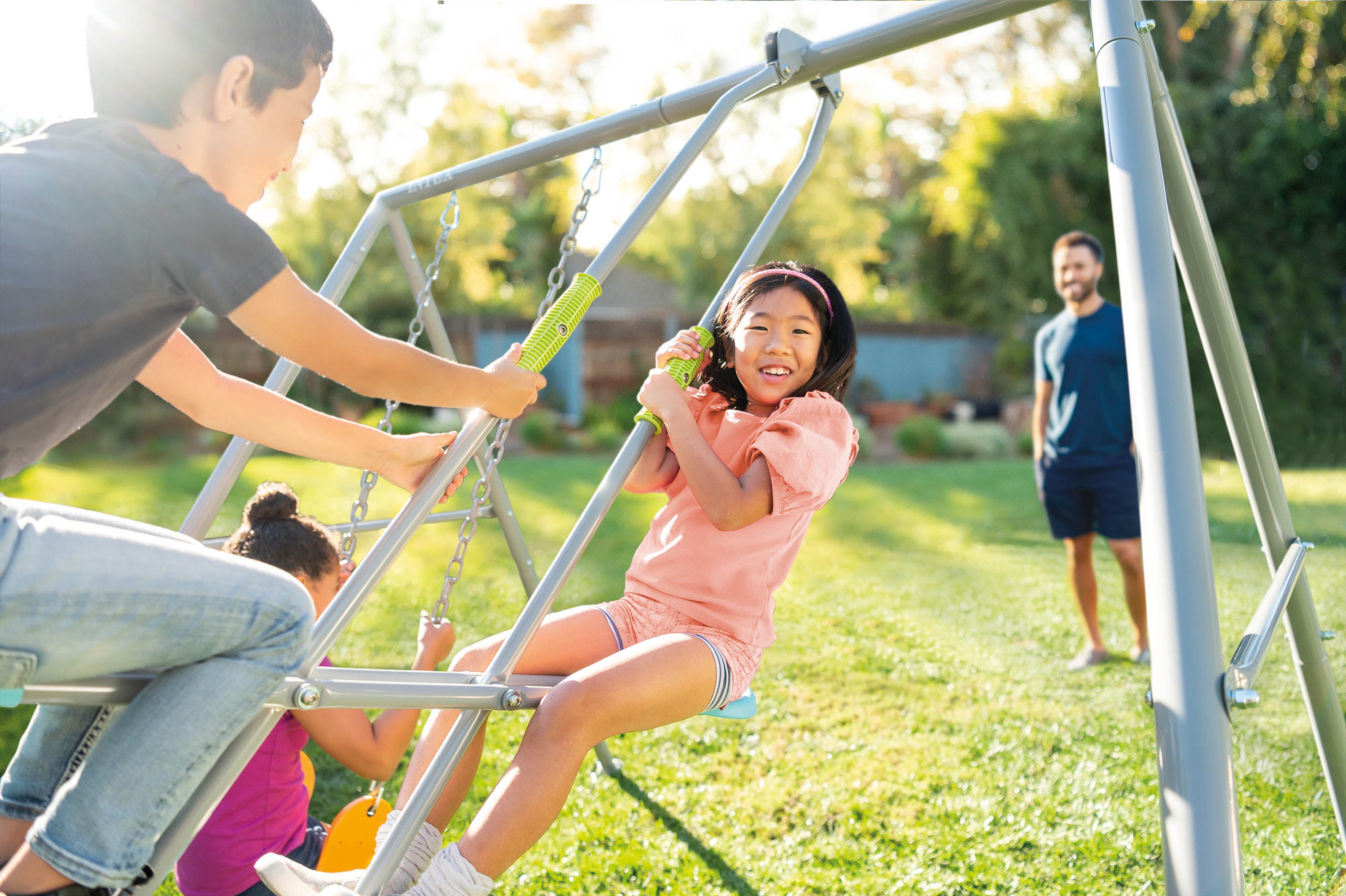 Outdoor Play Equipment: Intex Swing and Glide Two Feature Set 44122