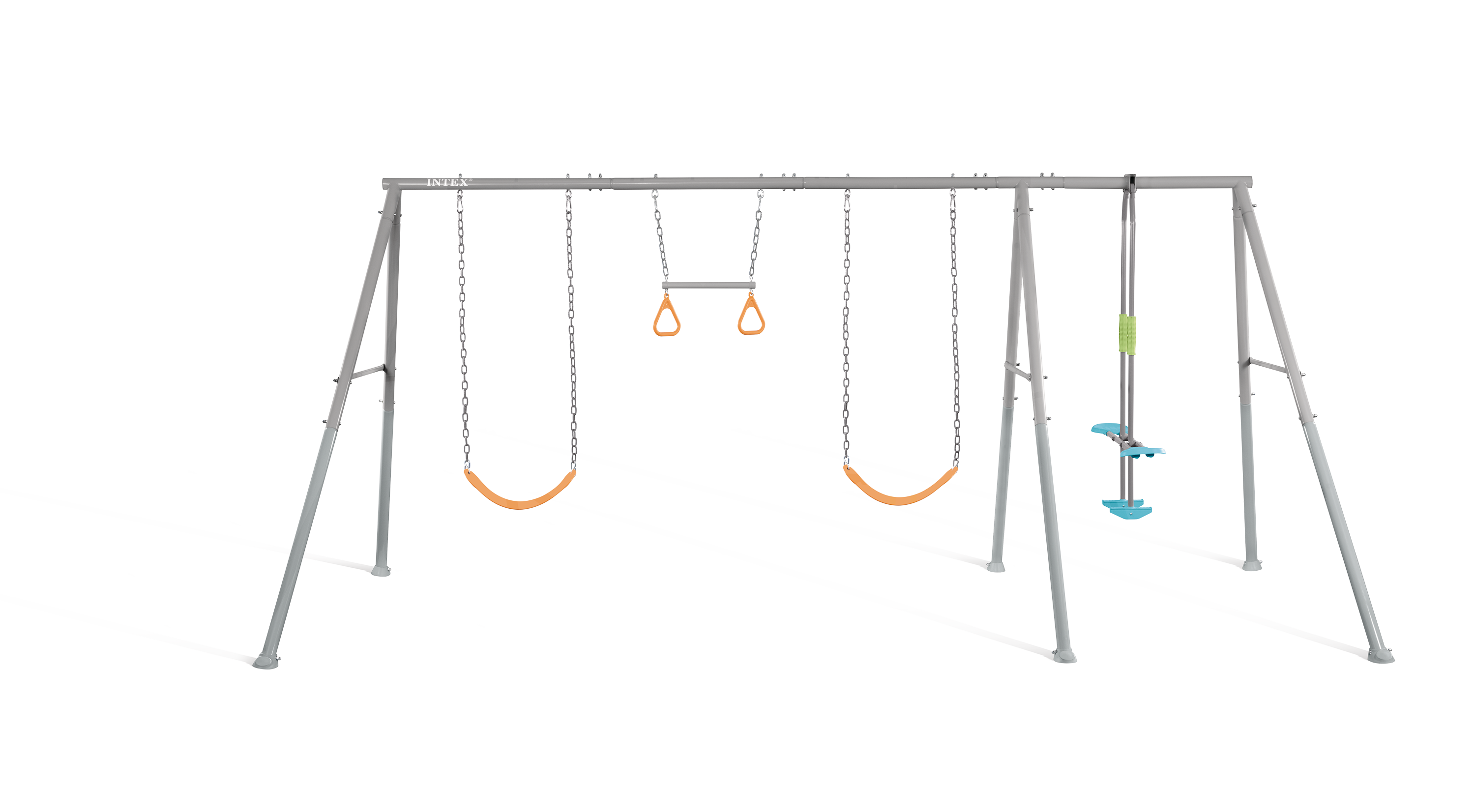 Outdoor Play Equipment: Intex Swing and Glide Four Feature Set 44131