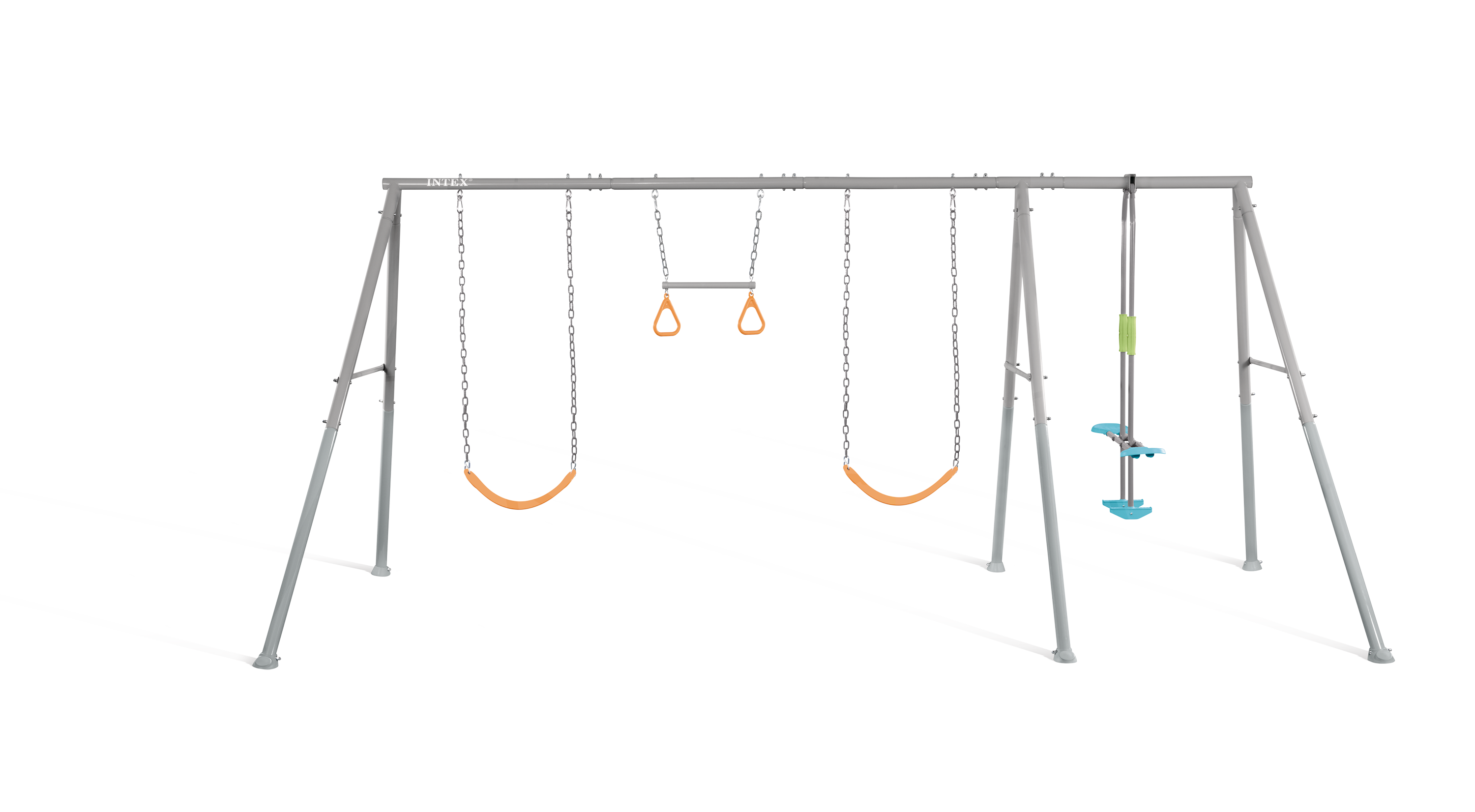 Outdoor Play Equipment: Intex Swing and Glide Four Feature Set 44131