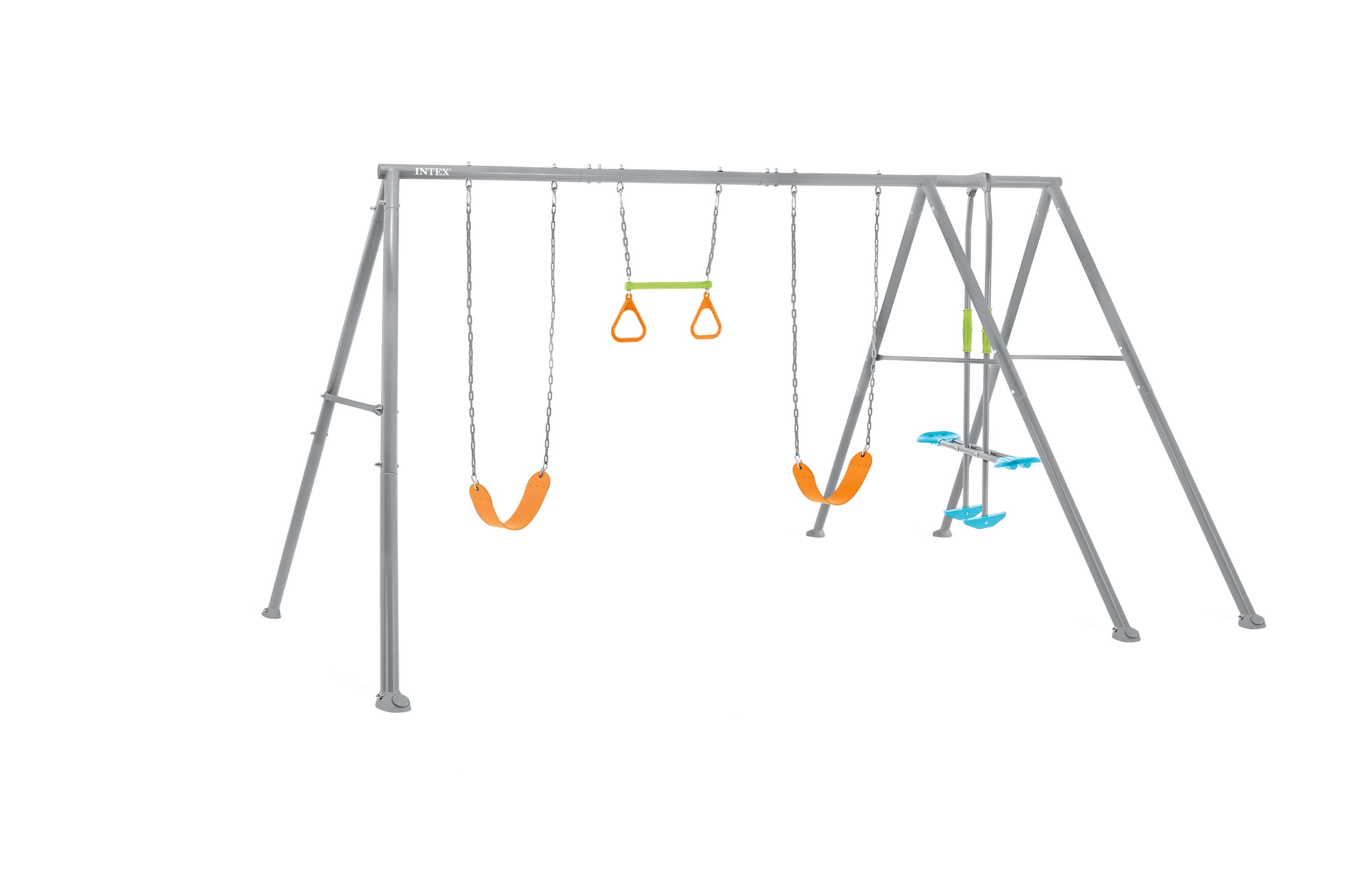 Outdoor Play Equipment: Intex Swing and Glide Four Feature Set 44131