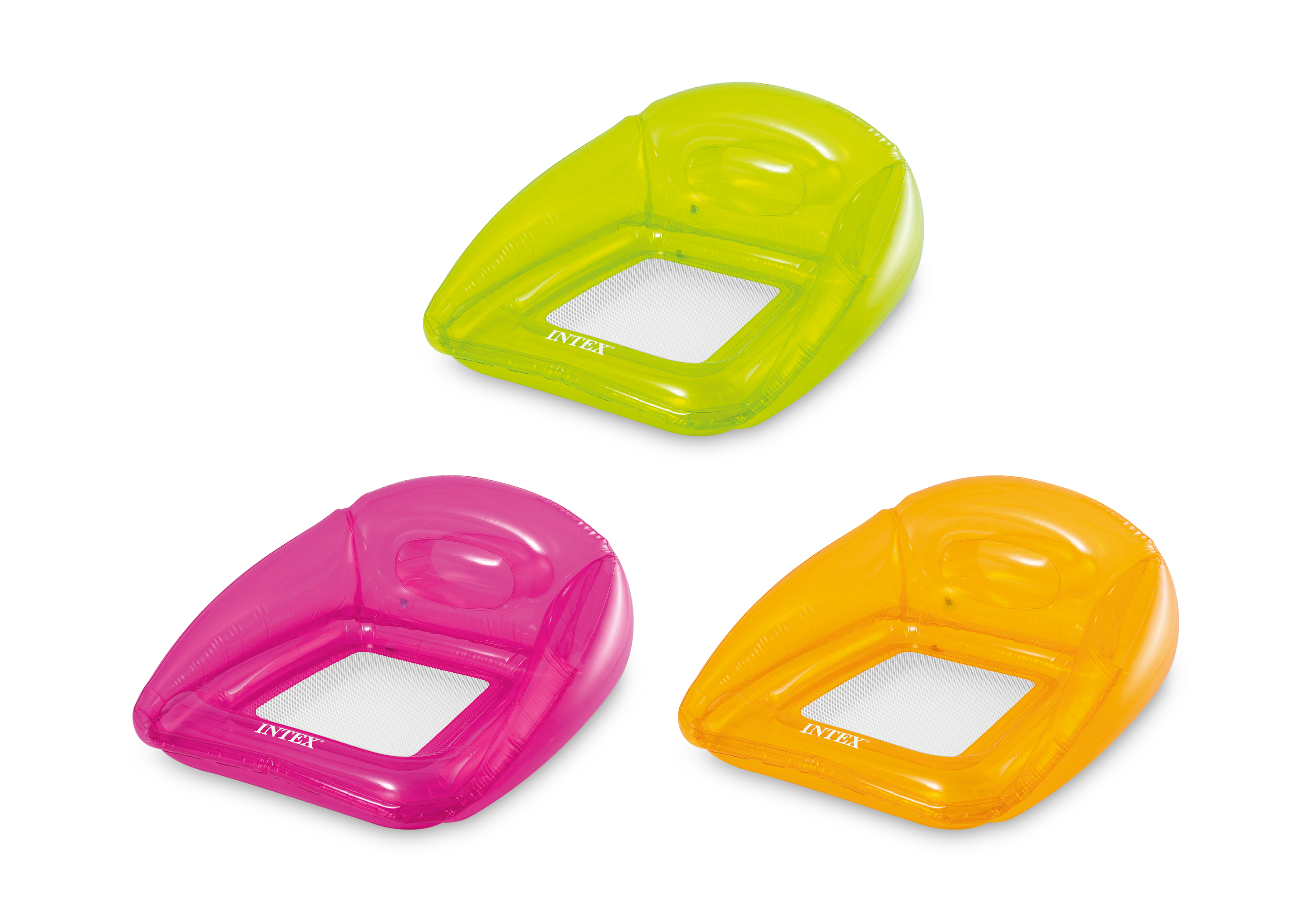 Arm Chairs & Recliners: Intex Pool Lounge Chair Transparent 56802