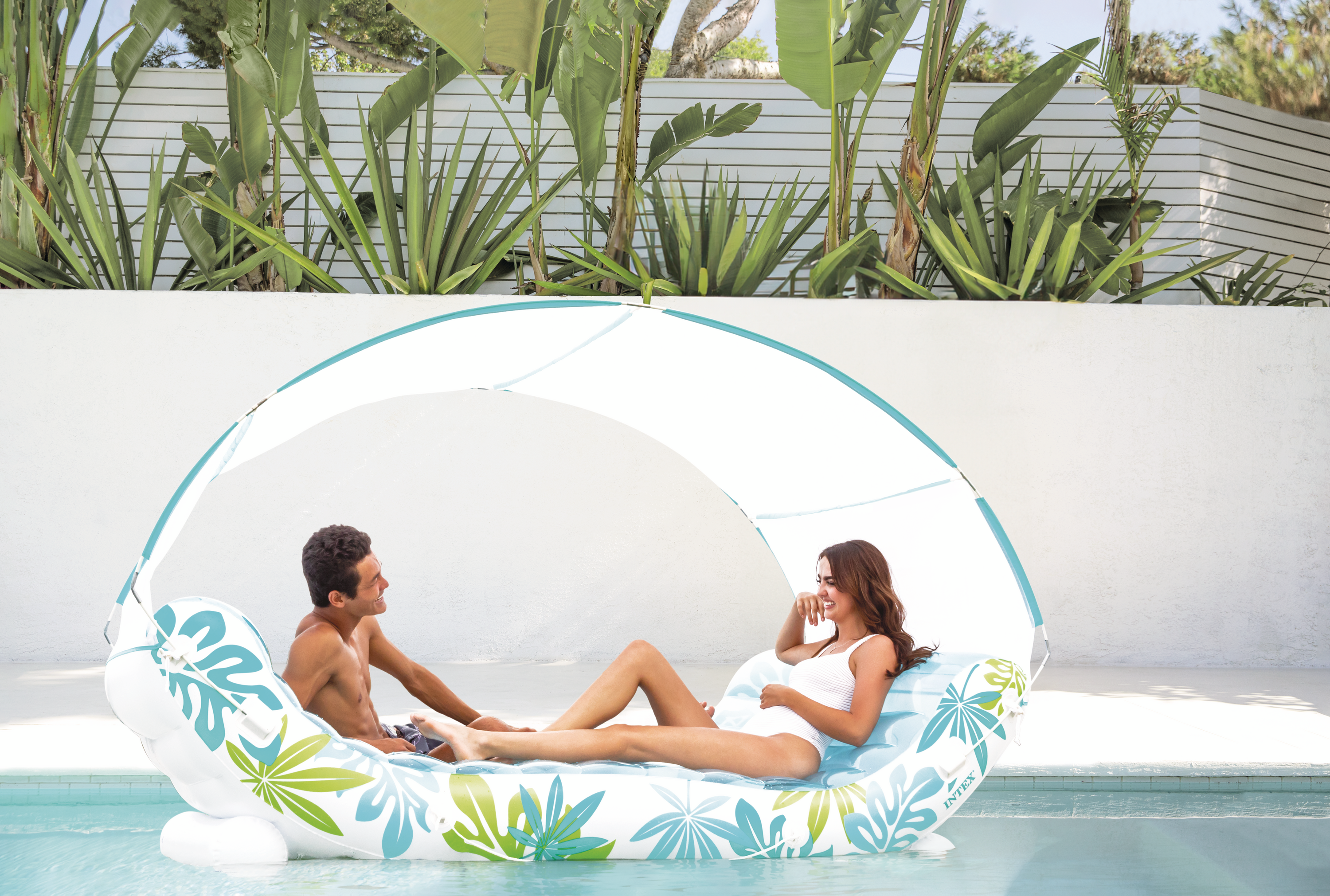 Pool Toys & Inflatables: Intex Tropical Canopy Inflatable Lounge 56294